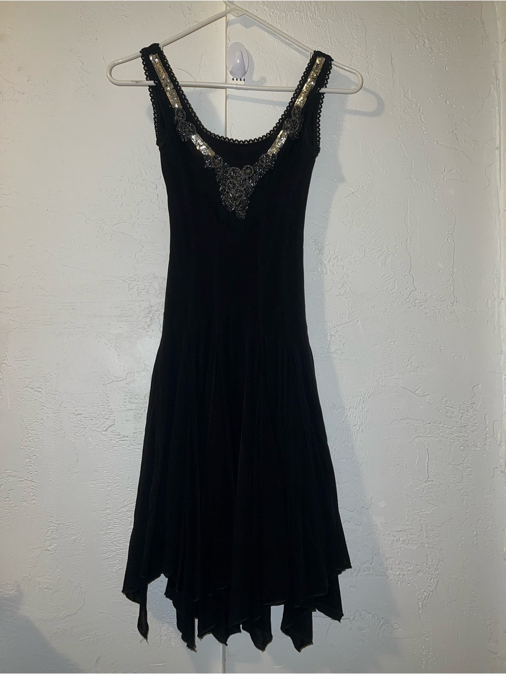 Vintage Beaded Sequin Skater Dress